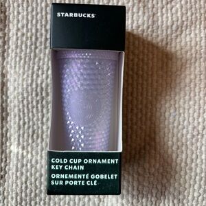 Starbucks tumbler cold cup ornament keychain